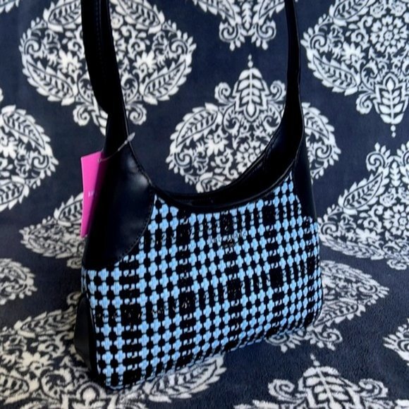 kate spade Handbags - Kate Spade Crossbody Tweed Fabric Blue Multi
